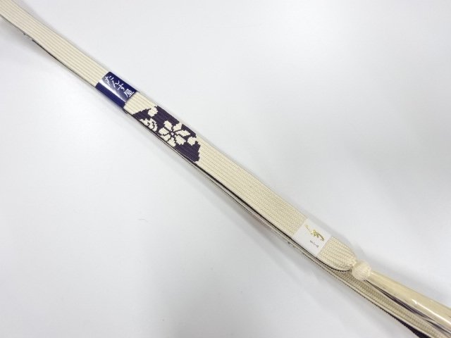 JAPANESE KIMONO / UNUSED KOREI HAND-TIED OBIJIME